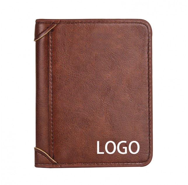 Vertical Leather Wallet