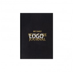 Custom Logo Golden Lettering A5 Notebook