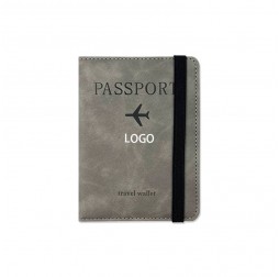 Travel Wallet Passport Holder with Elastic Band