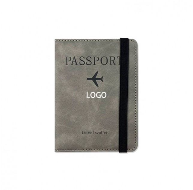 Travel Wallet Passport Holder with Elastic Band