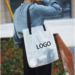 Clear PVC Tote Bag with Logo