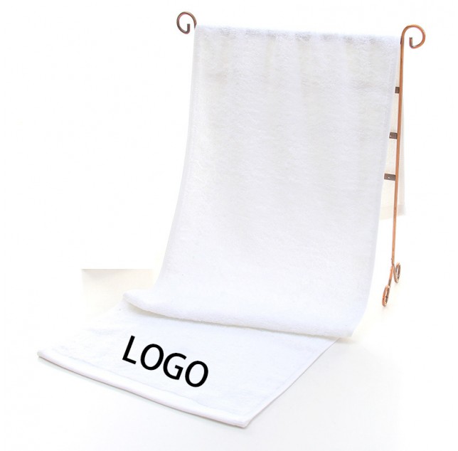 Luxurious White Cotton Towel