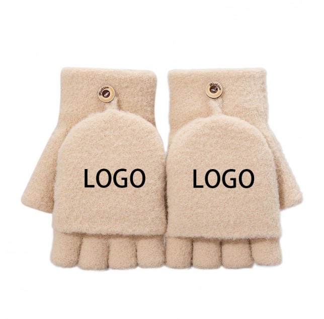  Winter Student Gloves with Flip-Top Design