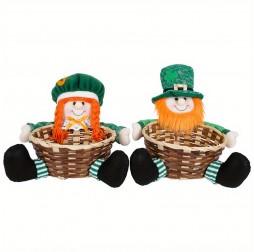 Festive Duo Ornament Dolls Display Set