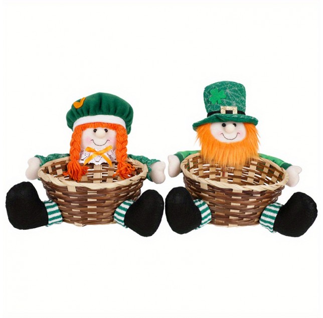 Festive Duo Ornament Dolls Display Set