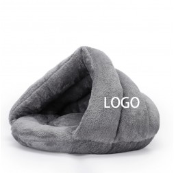 Arctic Fleece Pet Triangle Bed - Cozy Hideaway