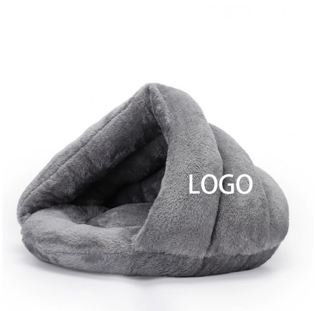 Arctic Fleece Pet Triangle Bed - Cozy Hideaway