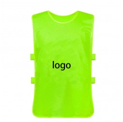 Fluorescent Green Football Vest with Logo