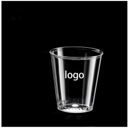 Premium Transparent Hard Plastic Cup for Airline Use