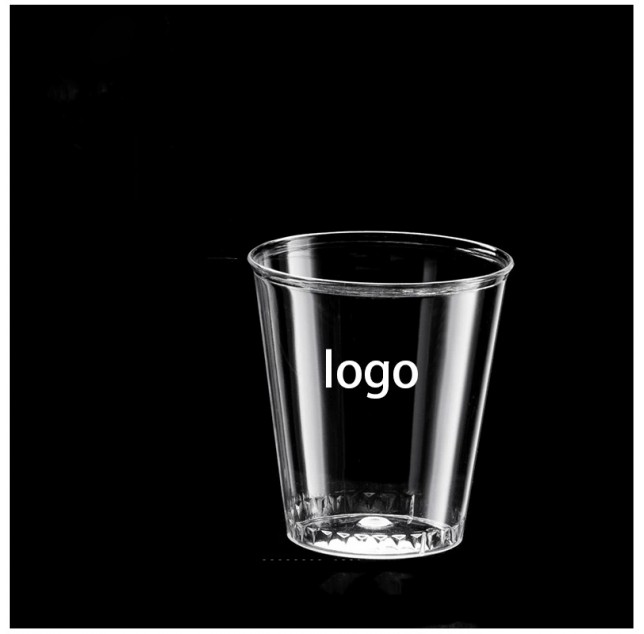 Premium Transparent Hard Plastic Cup for Airline Use
